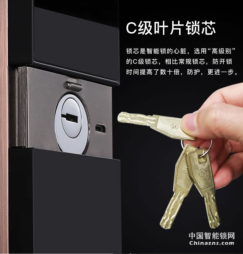 匯泰龍指紋鎖T9 家用智能鎖防盜門密碼門鎖智能鎖別墅大門鎖