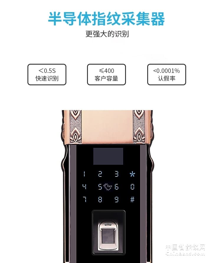 蘭和別墅鎖M16 智能感應鎖 刷卡密碼電子鎖