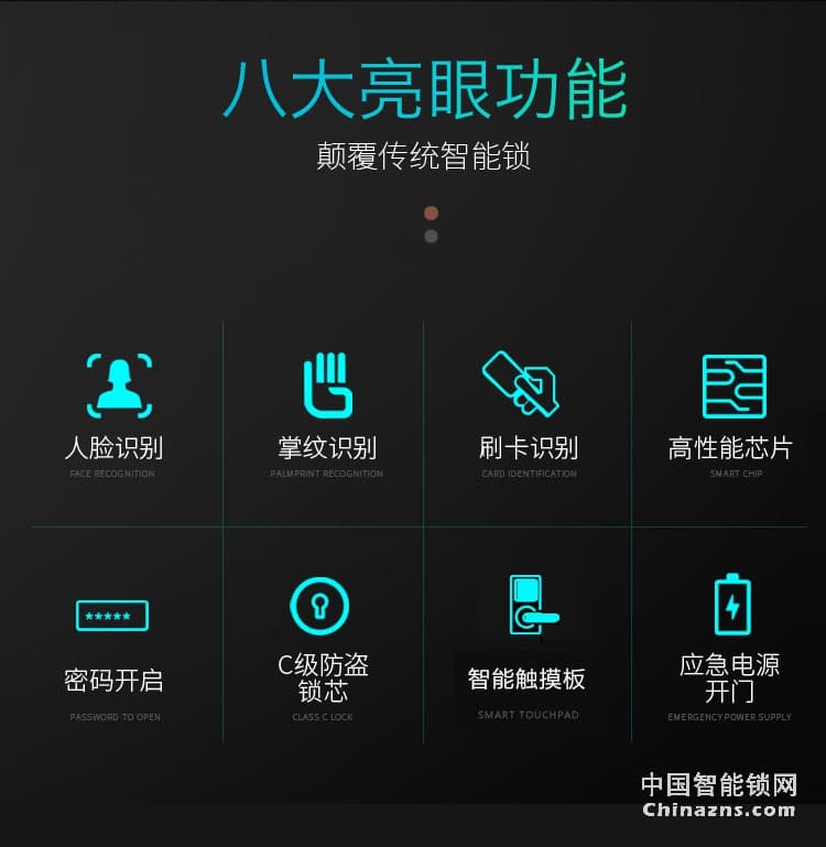達(dá)文西人臉識(shí)別智能鎖 DF202掌靜脈智能門(mén)鎖 防盜門(mén)指紋鎖