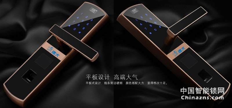 德犬智能鎖 L1直板指紋密碼鎖 防盜門木門密碼刷卡鎖