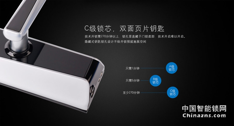 德犬簡(jiǎn)歐指紋密碼鎖DL0003 家用辦公室防盜門木門指紋鎖