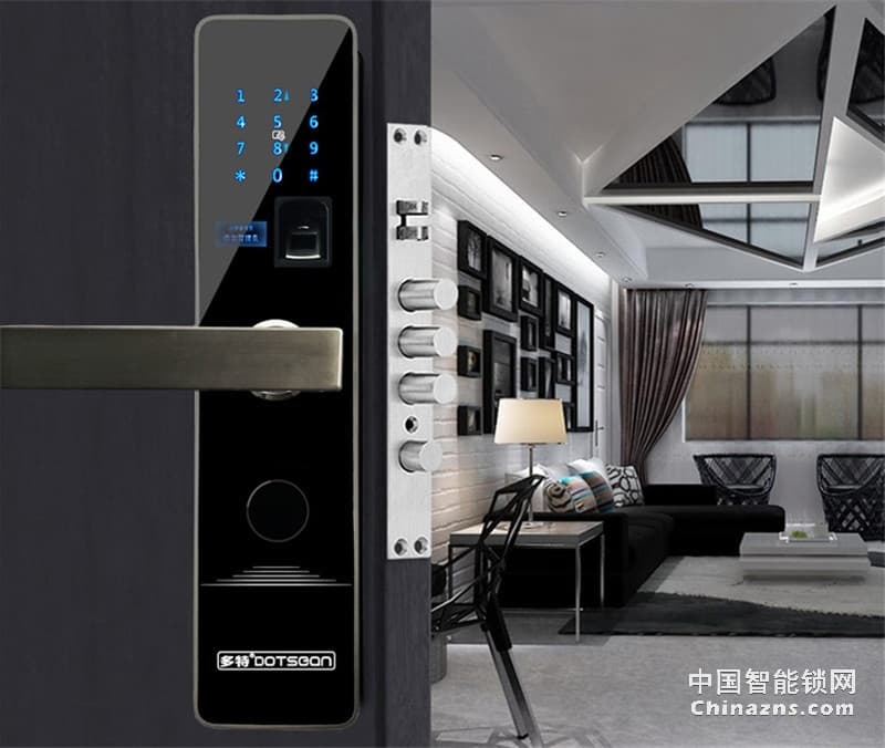 多特簡約智能鎖A6-S17 不銹鋼公寓防盜門鎖