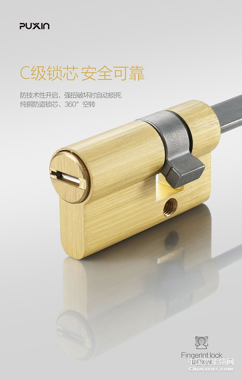 普鑫人臉識別鎖 智能鎖密碼鎖 刷卡磁卡鎖