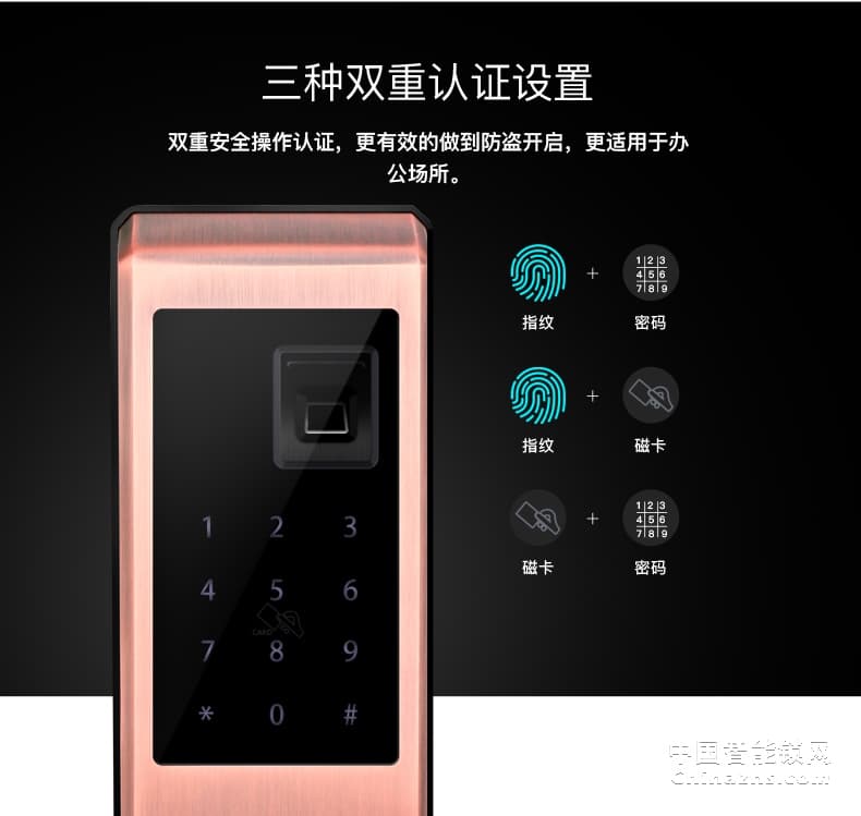 頂固不銹鋼指紋鎖 密碼防盜鎖 電子入戶鎖