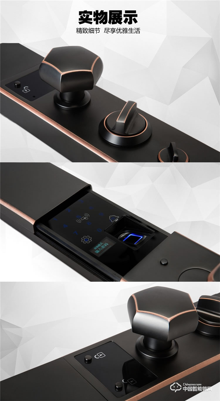 普泰升全銅智能鎖 全自動智能門鎖 智能云鎖