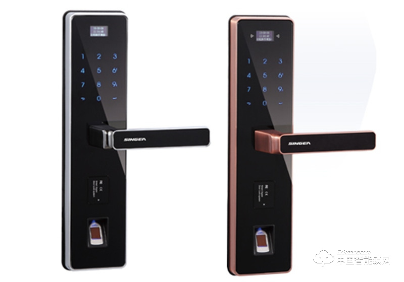 歐朗德指紋感應密碼鎖 磁卡酒店鎖 