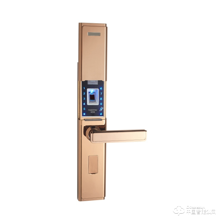 郡旗智能鎖 時尚滑蓋密碼鎖智能門鎖