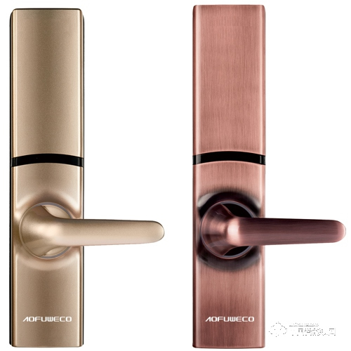 奧弗微科智能鎖 滑蓋指紋密碼鎖 鋅合金防盜門鎖