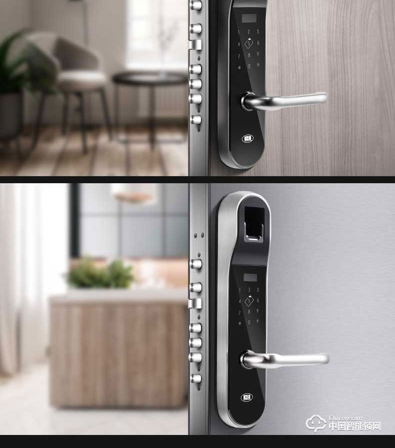 季安指紋鎖 指靜脈指紋鎖 家用防盜門鎖