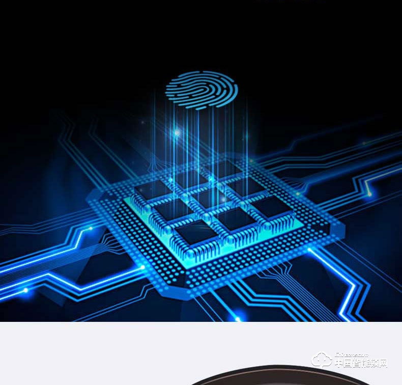 季安指紋鎖 直板智能門鎖 防小黑盒開啟