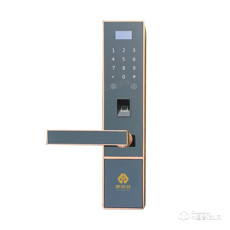 羅安達(dá)智能鎖LAD-D2 家用直板指紋密碼鎖 防盜門智能鎖