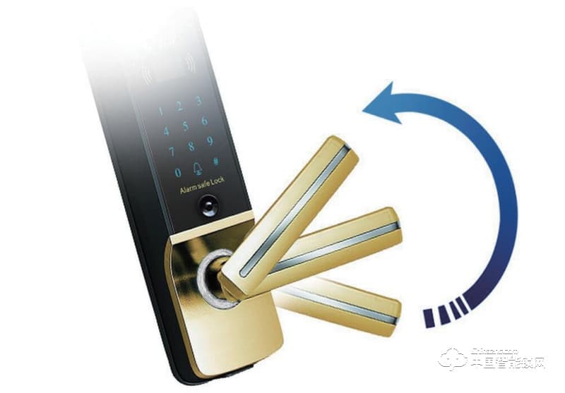 奧聯(lián)智能鎖 小滑蓋指紋密碼鎖 防盜門智能鎖