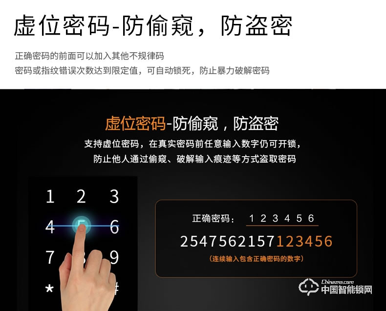 愛而福德指紋鎖 家用防盜門指紋 APP遠程遙刷卡電子門禁鎖