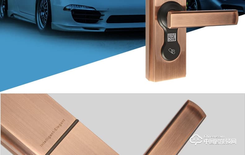 愛而福德指紋鎖 家用防盜門指紋 APP遠程遙刷卡電子門禁鎖