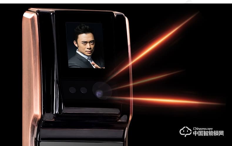 愛而福德指紋鎖  EFUD-8100指紋鎖紅古銅密碼智能電子鎖