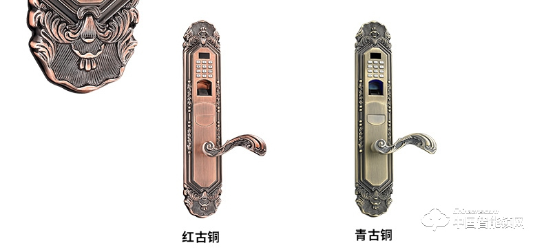 愛而福德指紋鎖 6050別墅電子鎖智能鎖家用防盜門指紋鎖密碼門鎖