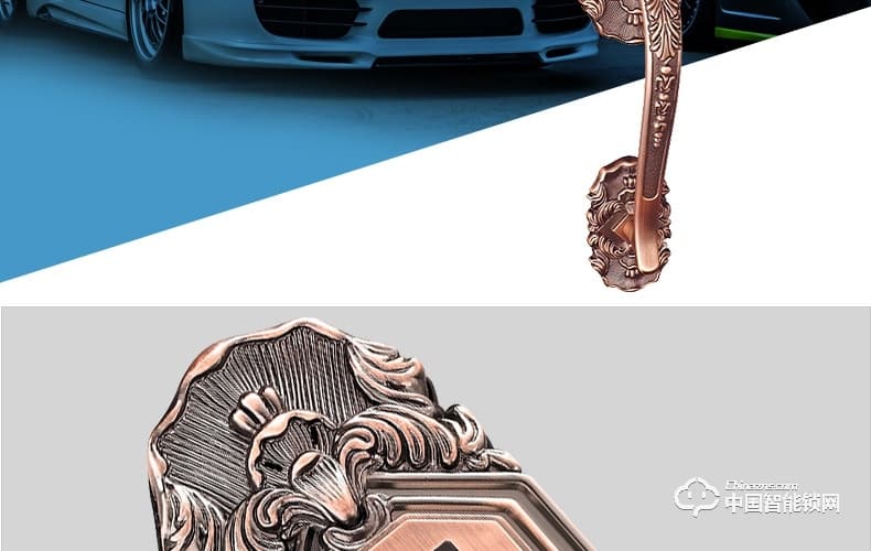 愛而福德指紋鎖 家用防盜門指紋鎖密碼鎖 防盜門智能鎖門鎖