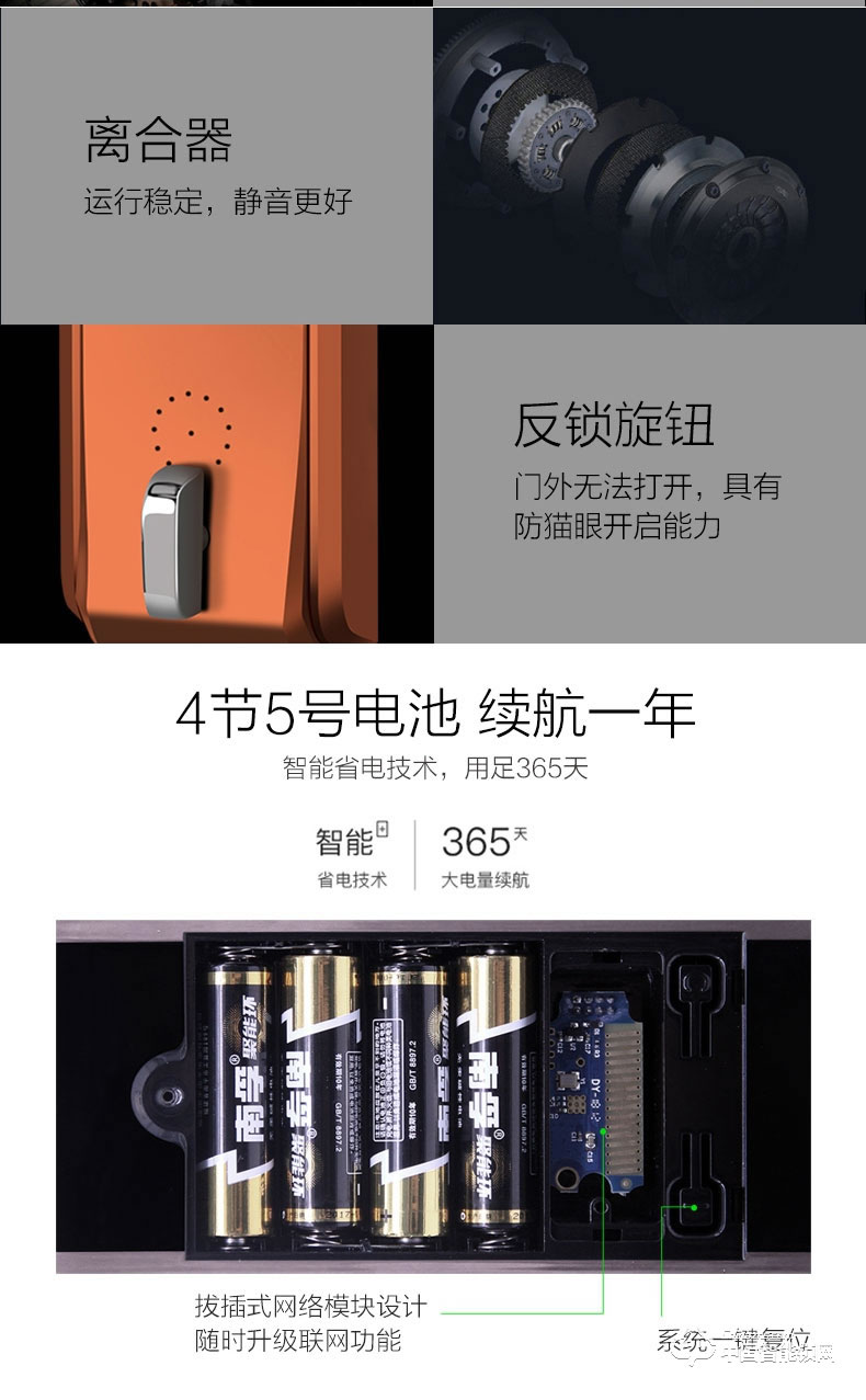 視佳指紋鎖 家用防盜門智能密碼鎖