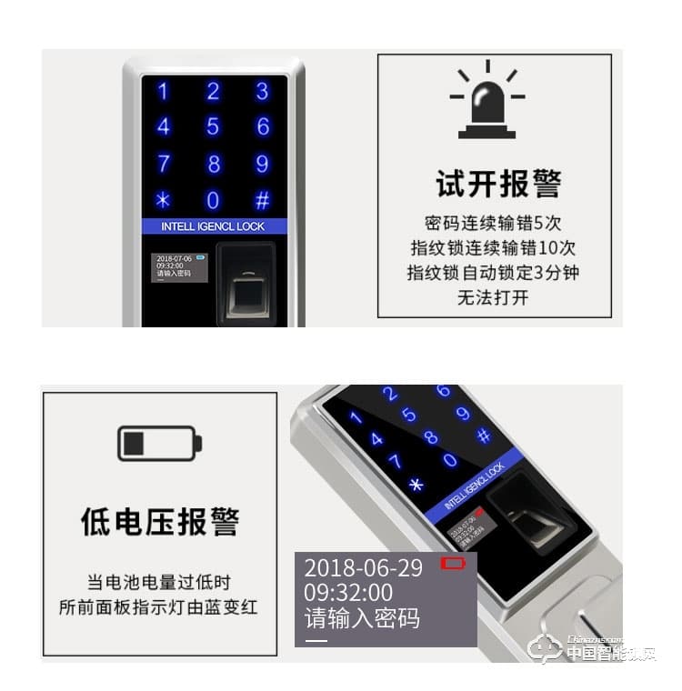 美爾固指紋鎖 家用防盜門鎖密碼鎖電子鎖