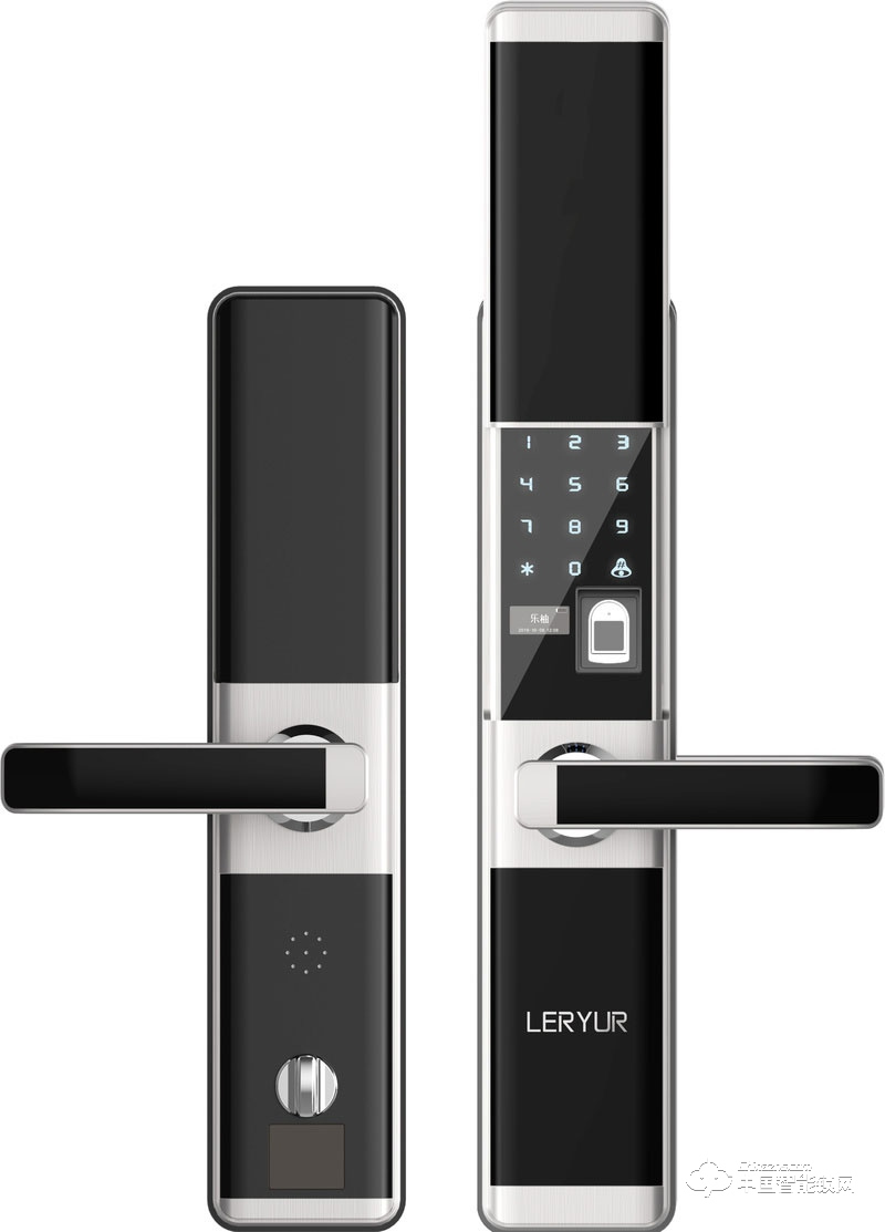 樂柚智能鎖 滑蓋指紋密碼鎖 家用防盜門智能鎖