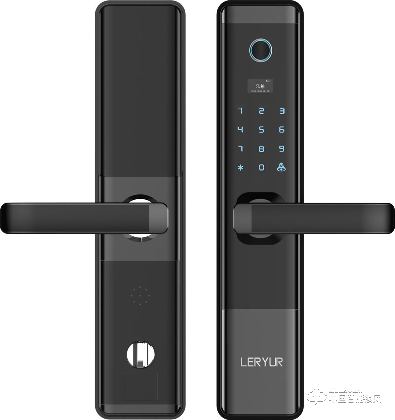 樂柚智能鎖 直板指紋密碼鎖 防盜門智能鎖