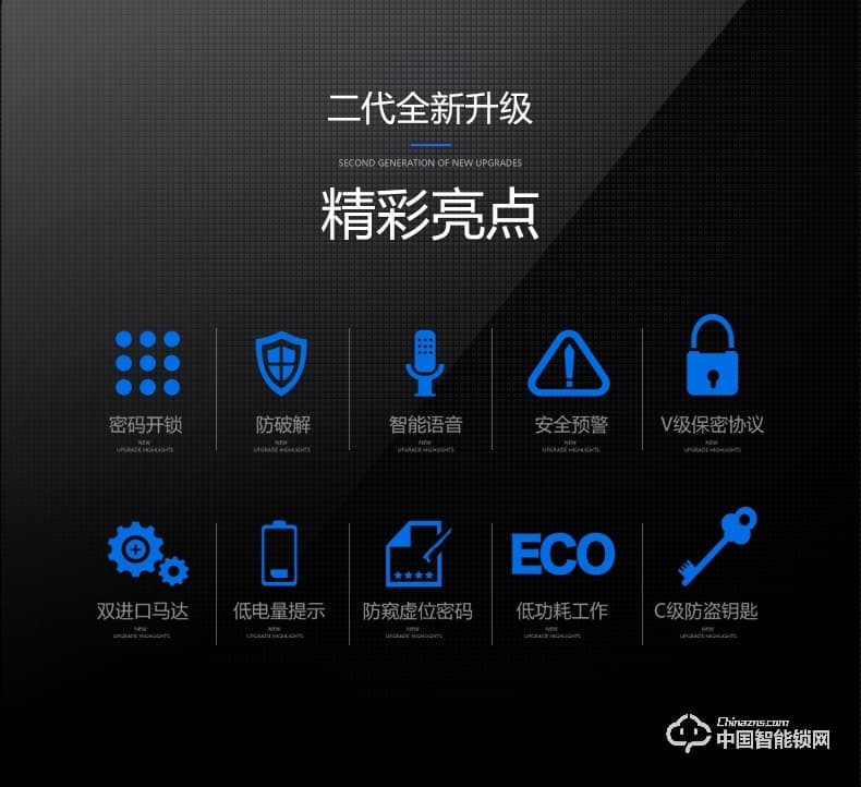 科帝倫智能鎖 半動指紋鎖-S9 滑蓋指紋密碼鎖執(zhí)手式智能門鎖