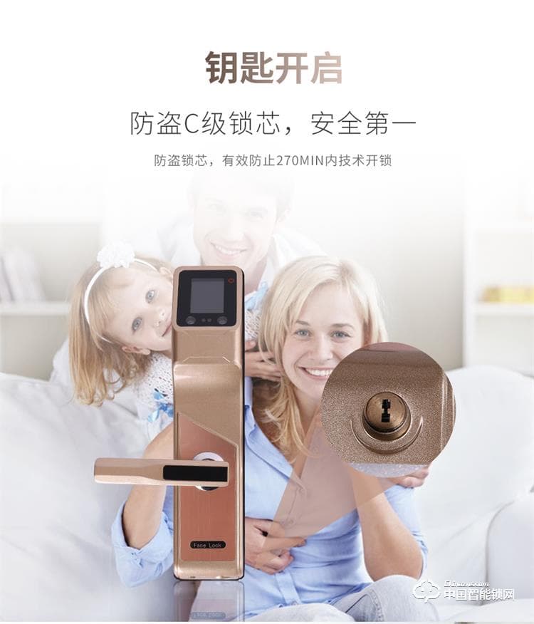 浩宇興智能鎖 人臉鎖掌靜脈密碼鎖手機遠程開鎖