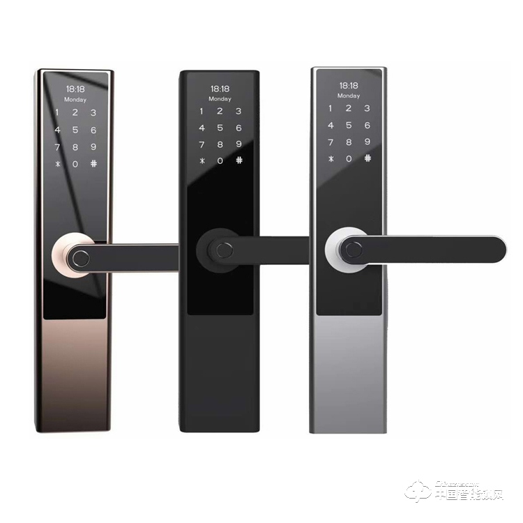 弘顧智能鎖 半自動(dòng)天貓精靈智能電子鎖