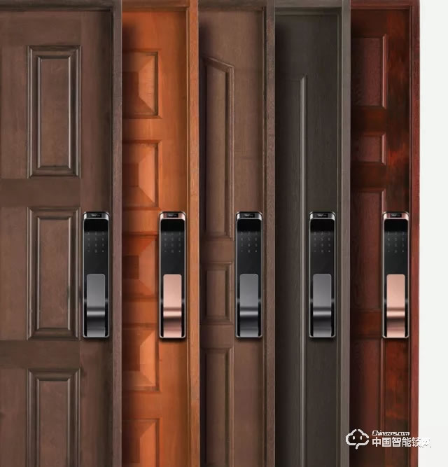 縱橫智能鎖 家用推拉式指紋鎖 防盜門智能鎖