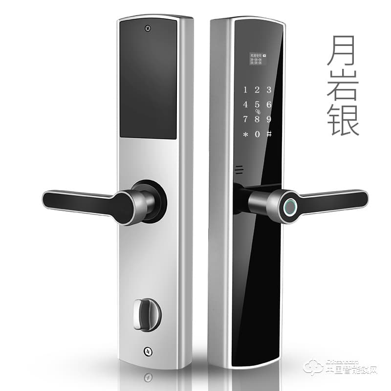 縱橫智能鎖 直板指紋鎖 家用防盜門木門密碼鎖