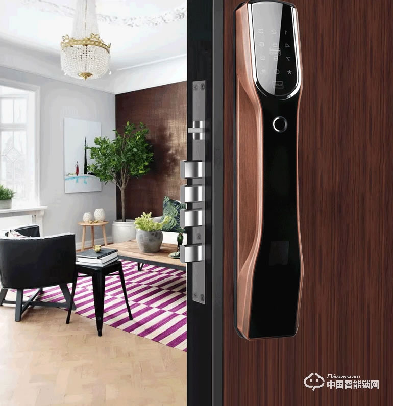 順輝智能鎖 順輝蘭博1號指紋鎖全自動智能鎖