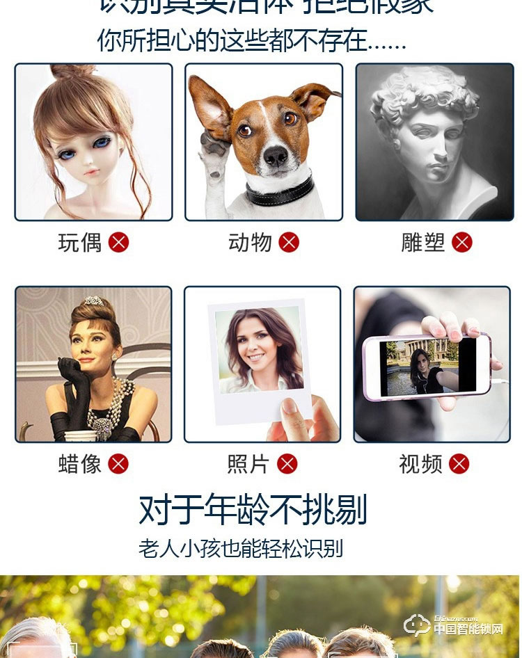 范斯洛克智能鎖 第一代人臉識別智能鎖 防盜密碼鎖