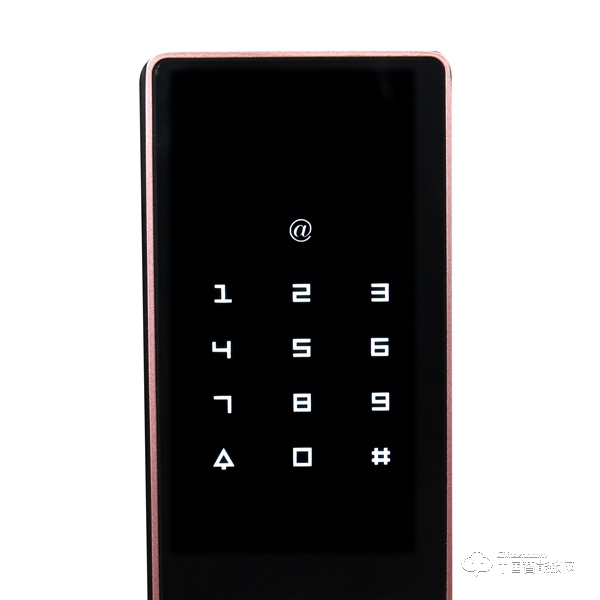 興飛智能鎖 玫瑰金指紋鎖 家用防盜門智能鎖