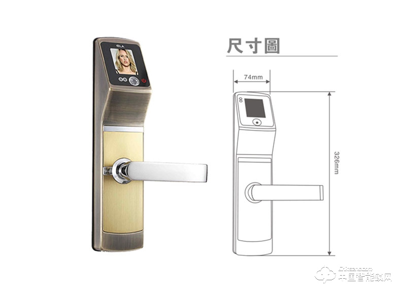 茵朗智能鎖 人臉識別智能鎖EF08