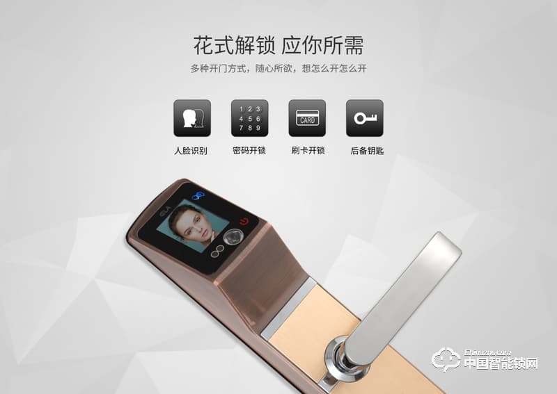 茵朗智能鎖 人臉識別智能鎖EF08