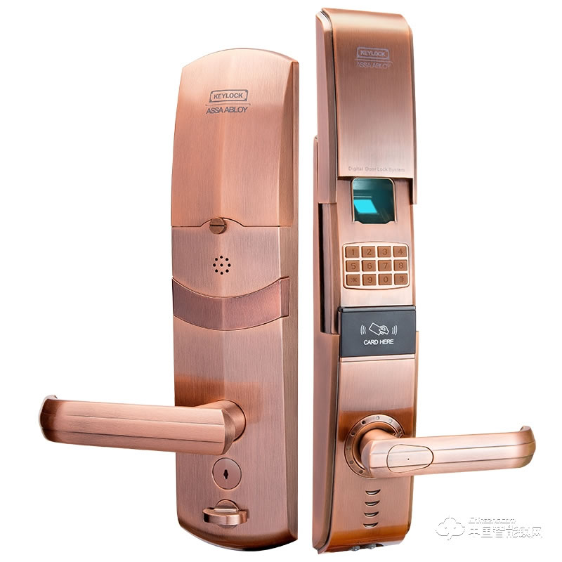 第吉爾指紋鎖 家用通用智能門鎖電子感應(yīng)鎖