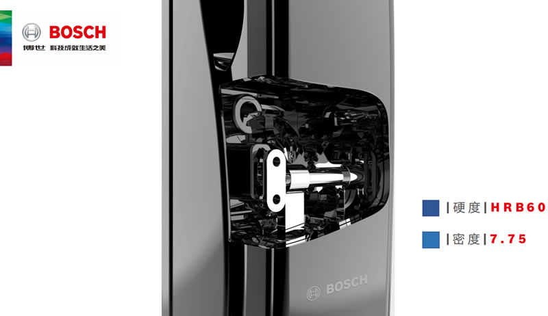 博世（bosch）智能鎖 ID40B家用直板指紋鎖密碼鎖