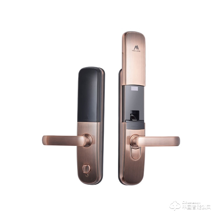 摩力指紋鎖 C161家用滑蓋智能鎖電子指紋密碼鎖