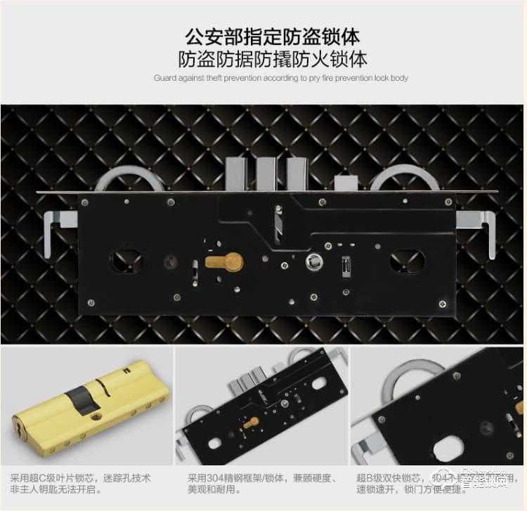 銘港物聯(lián)智能鎖 經(jīng)濟(jì)版智能指紋密碼門鎖套餐