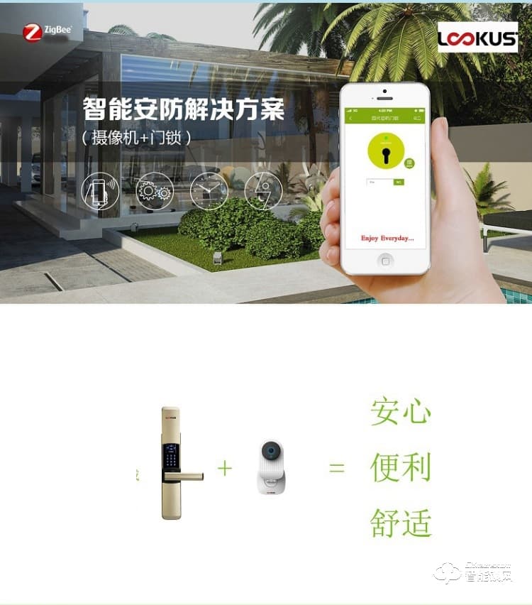 銘港物聯(lián)智能鎖 經(jīng)濟(jì)版智能指紋密碼門鎖套餐