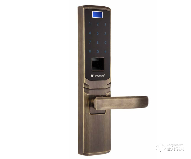 凱思金智能鎖 電子防盜鎖 指紋密碼鎖