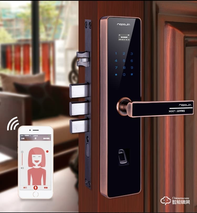 蕙立指紋鎖 APP指紋密碼鎖公寓鎖物聯(lián)鎖