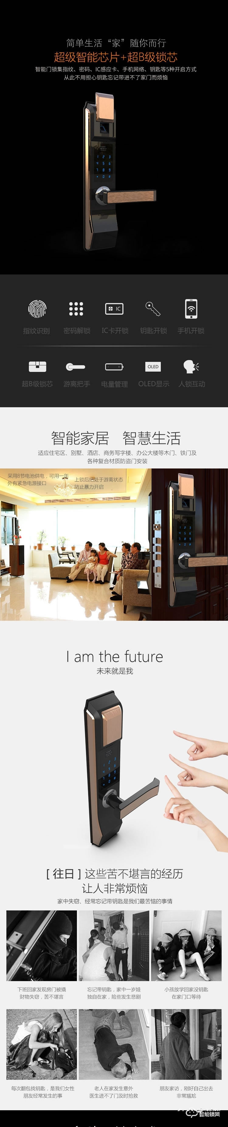 新星智能鎖 A-20藍牙遠程智能鎖