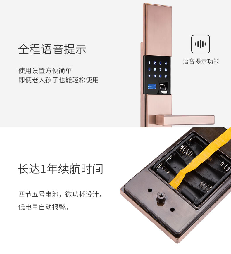 圣非格指紋鎖 滑蓋指紋鎖電子鎖IC卡感應(yīng)鎖