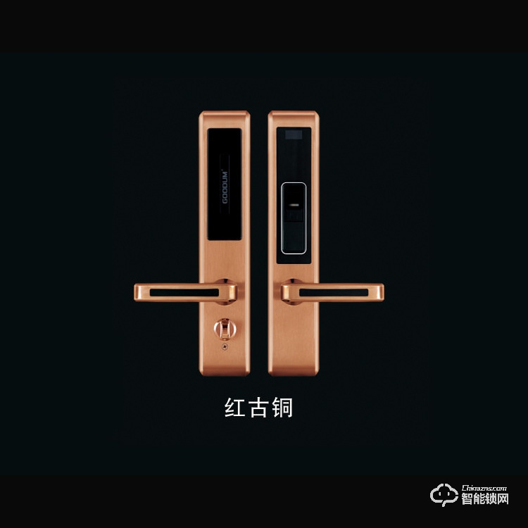 高盾智能鎖 F8600指紋密碼電子鎖 防盜門天地桿鎖體