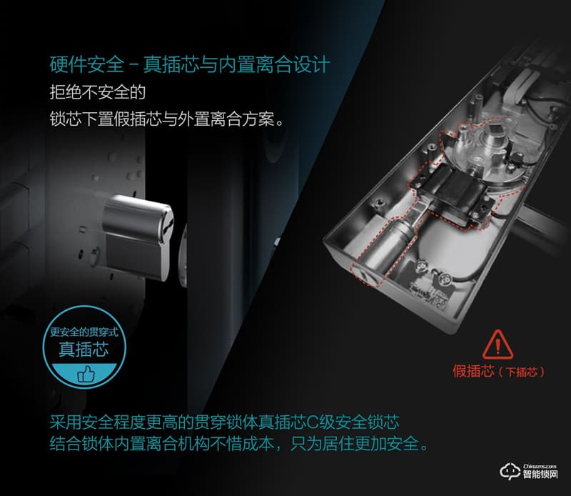 櫸樹智能鎖 Z-5家用防盜門智能電子鎖