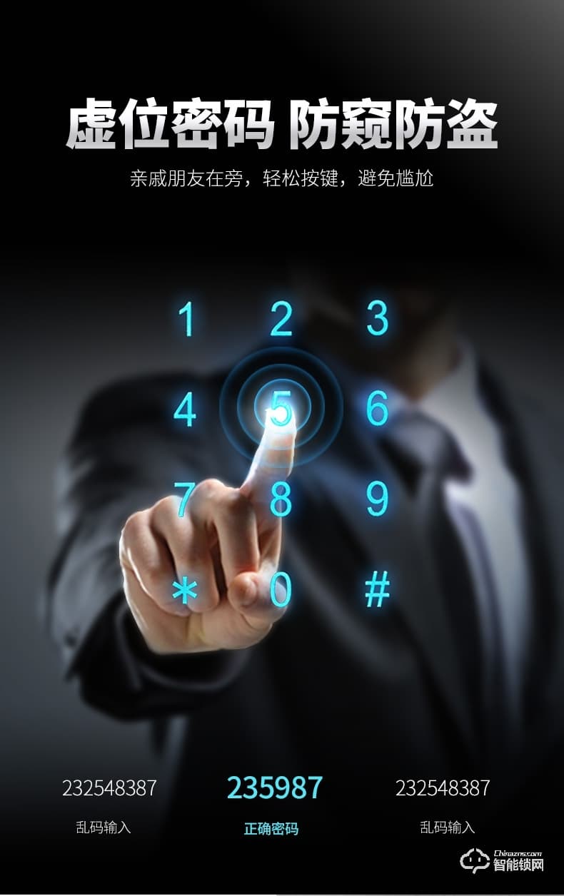 惠氏智能鎖 C5開門遠程磁卡智能鎖電子密碼鎖