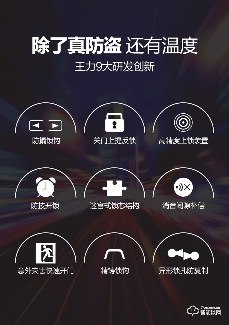 王力指紋鎖 CL38智能電子密碼鎖