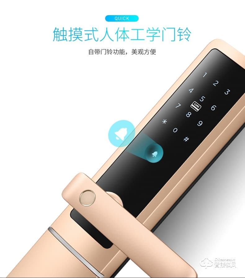 美的指紋鎖 瑞典FPC半導體電子鎖