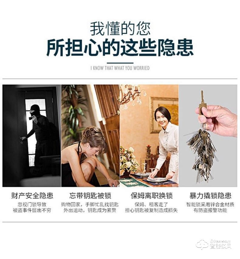 吉斯盾智能鎖 LZ-W100指紋鎖